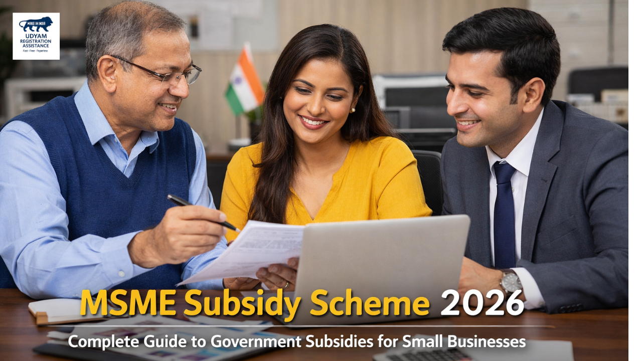 MSME Subsidy 2026: MSME Loan Subsidy, Interest Subvention & Government Schemes